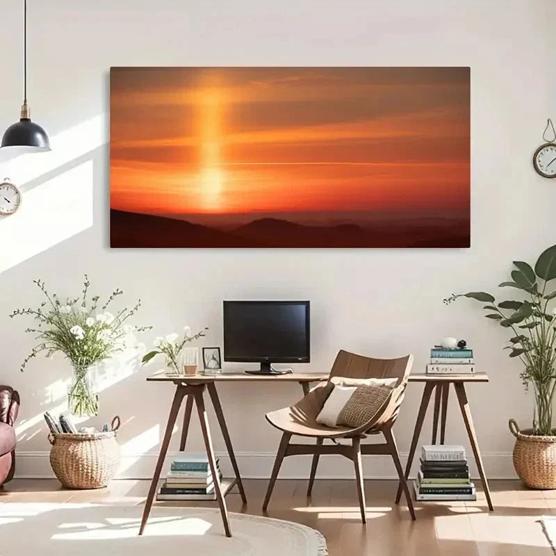 Washington State Artwork Wall Art Canvas Office Home Room Framed 120x60cm