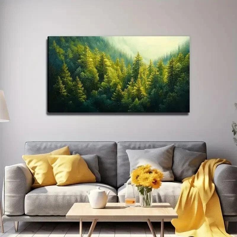 Spring & Winter Decor Wall Art Canvas Office Home Room Framed 120x60cm