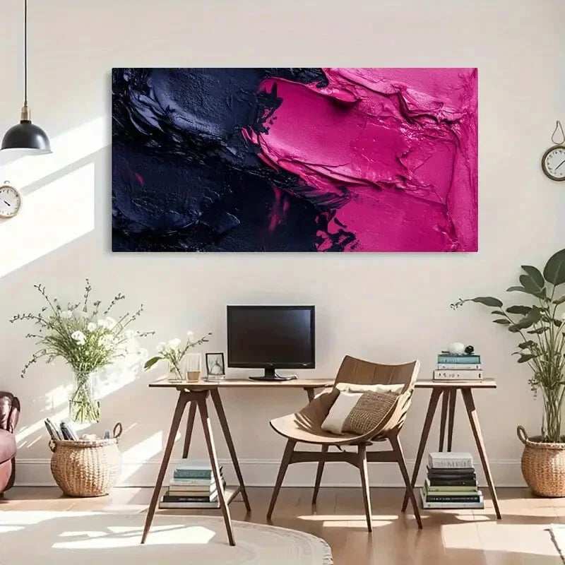 Textured Surface Abstract Wall Art Canvas Office Home Room Framed 120x60cm