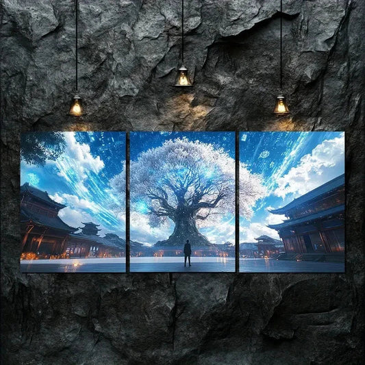 3pcs Elegance Sophistication Wonderful Space Wall Art Set Canvas Framed 40x60cm - High Quality Print 100% Australian Made Wall Canvas Ready to Hang