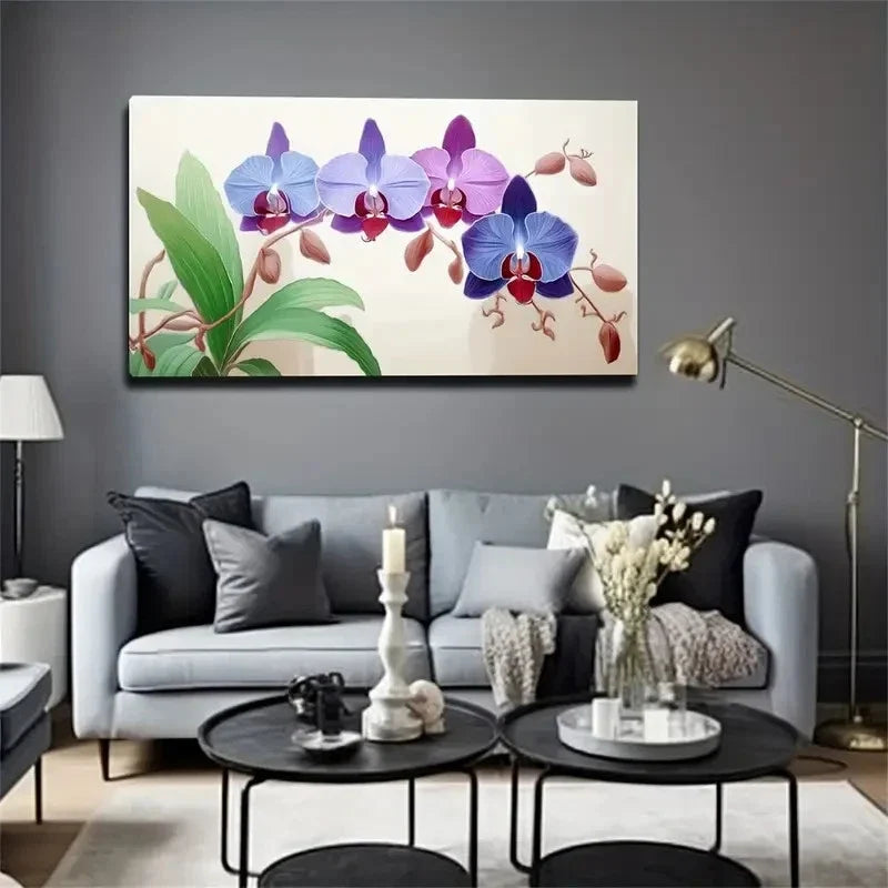 Fragrant And Charming Orchid Wall Art Canvas Office Home Room Framed 120x60cm