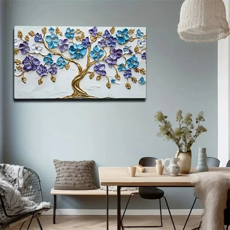 Abstract Realistic Watercolor Wall Art Canvas Office Home Room Framed 80x45cm