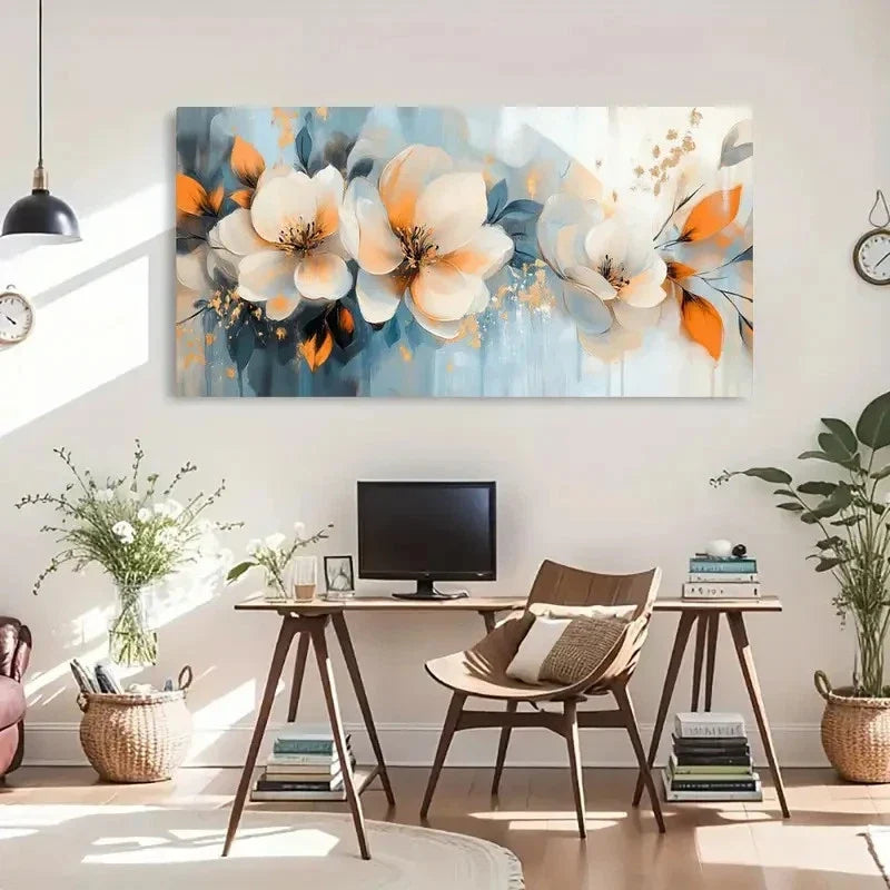 Modern Beige Neutral Texture Wall Art Canvas Office Home Room Framed 120x60cm
