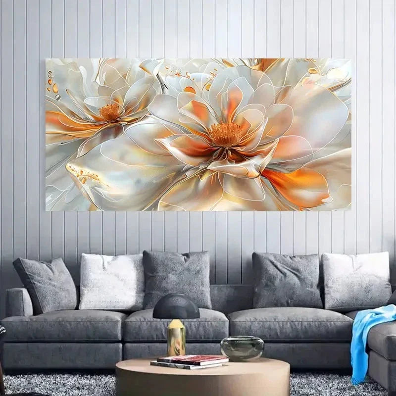 Classic Modern Texture Wall Art Canvas Office Home Room Framed 120x60cm
