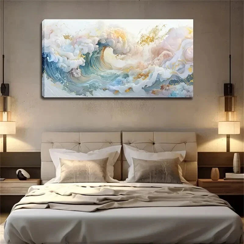 The Unique Charm Of Abstract Wall Art Canvas Office Home Room Framed 120x60cm