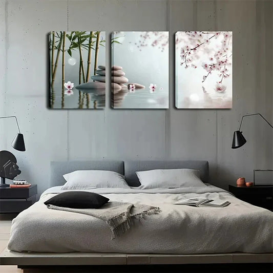 3pcs float and play on the water butterfly Wall Art Set Canvas Framed 40x60cm - High Quality Print 100% Australian Made Wall Canvas Ready to Hang