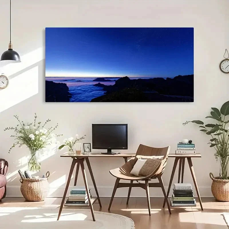 Spring Winter Season Theme Wall Art Canvas Office Home Room Framed 120x60cm
