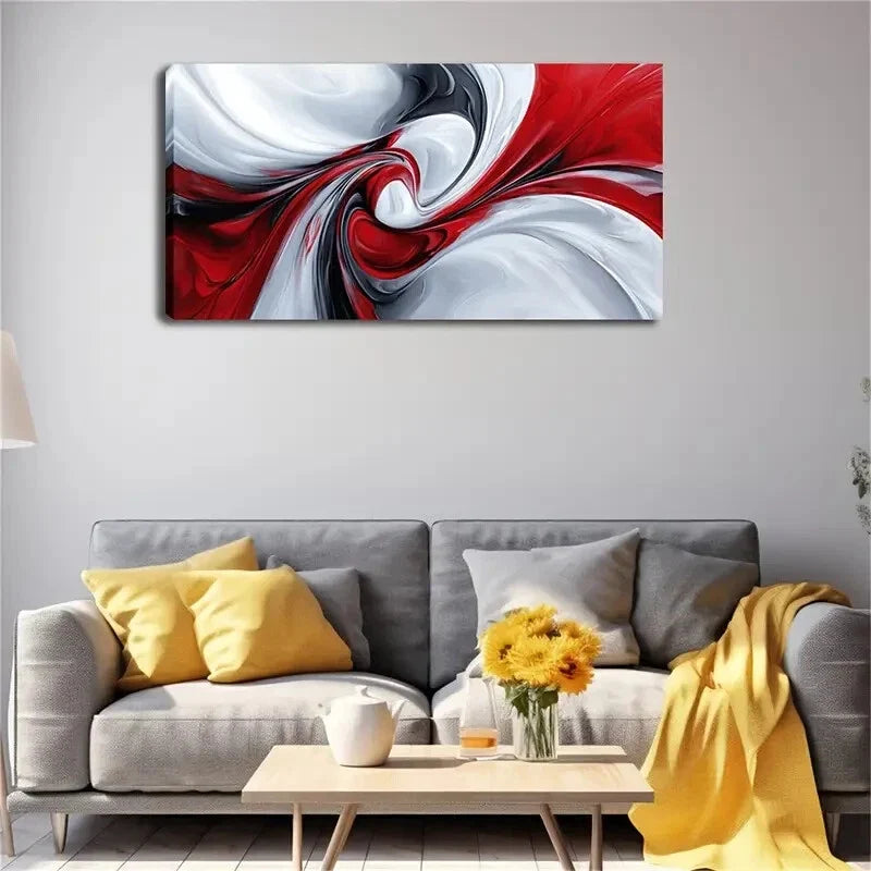 Showing A Whirlpool Shape Wall Art Canvas Office Home Room Framed 80x45cm