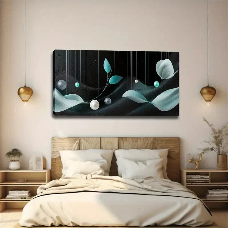 Silk Like Curved Surfaces Wall Art canvas office home room framed 120x60cm
