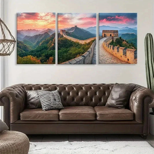 3pcs Breathtaking Views of the Iconic Perfect Wall Art Set Canvas Framed 40x60cm - High Quality Print 100% Australian Made Wall Canvas Ready to Hang