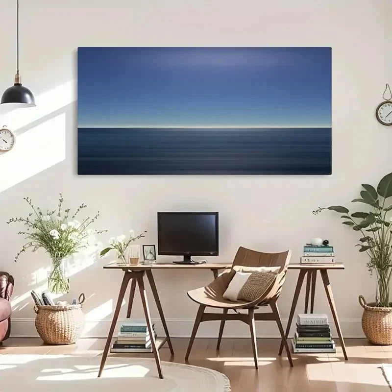 Ocean Natural Landscape Seaside Wall Art Canvas Office Home Room Framed 120x60cm