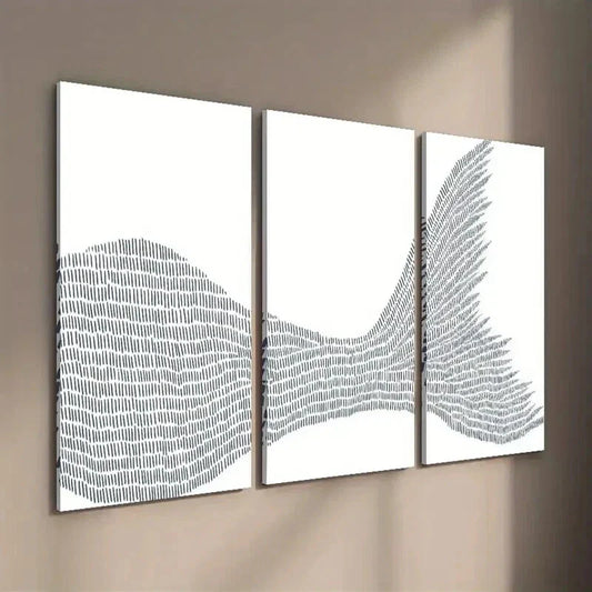 3pcs Mermaid Tail Sea Creature Illustration Wall Art Set Canvas Framed 40x60cm - High Quality Print 100% Australian Made Wall Canvas Ready to Hang