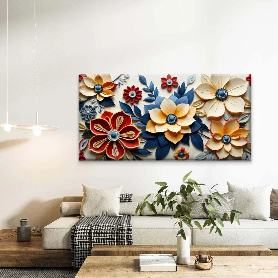 Footwear Fashion And Flowers Wall Art Canvas Office Home Room Framed 80x45cm