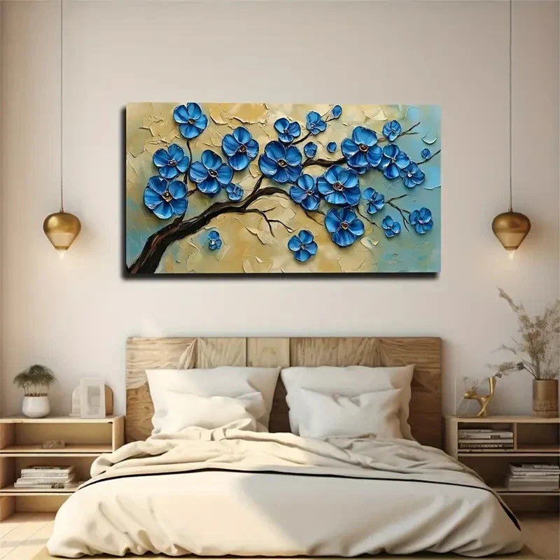 Light Yellow To Blue Gradient Wall Art Canvas Office Home Room Framed 120x60cm