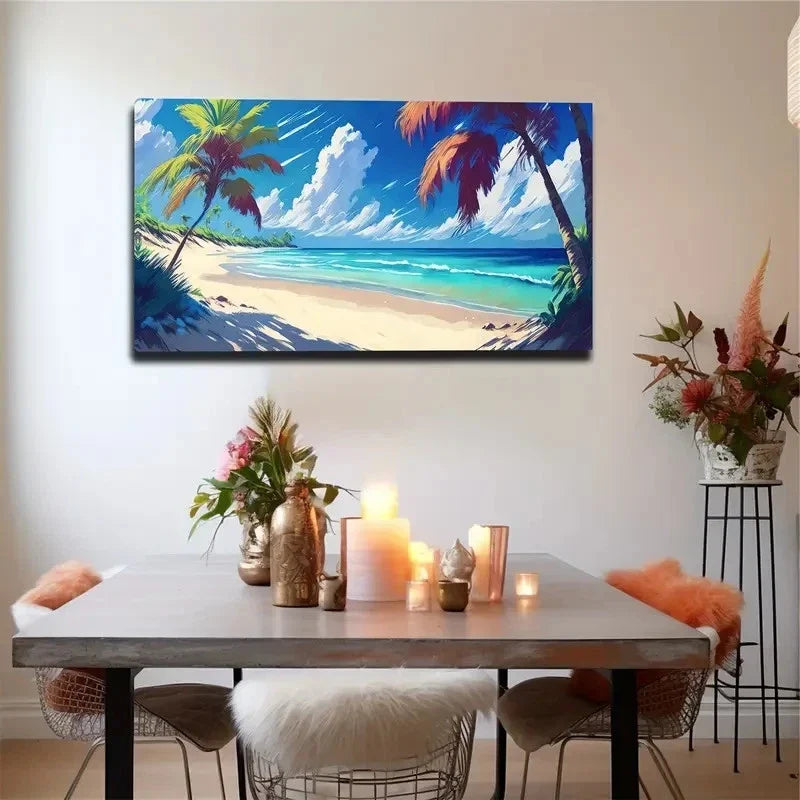 Coast Cool Breeze Blowing Wall Art canvas office home room framed 120x60cm