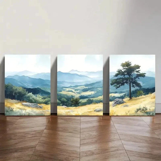 3pcs Shenandoah National Park Landscape Wall Art Set Canvas Framed 40x60cm - High Quality Print 100% Australian Made Wall Canvas Ready to Hang