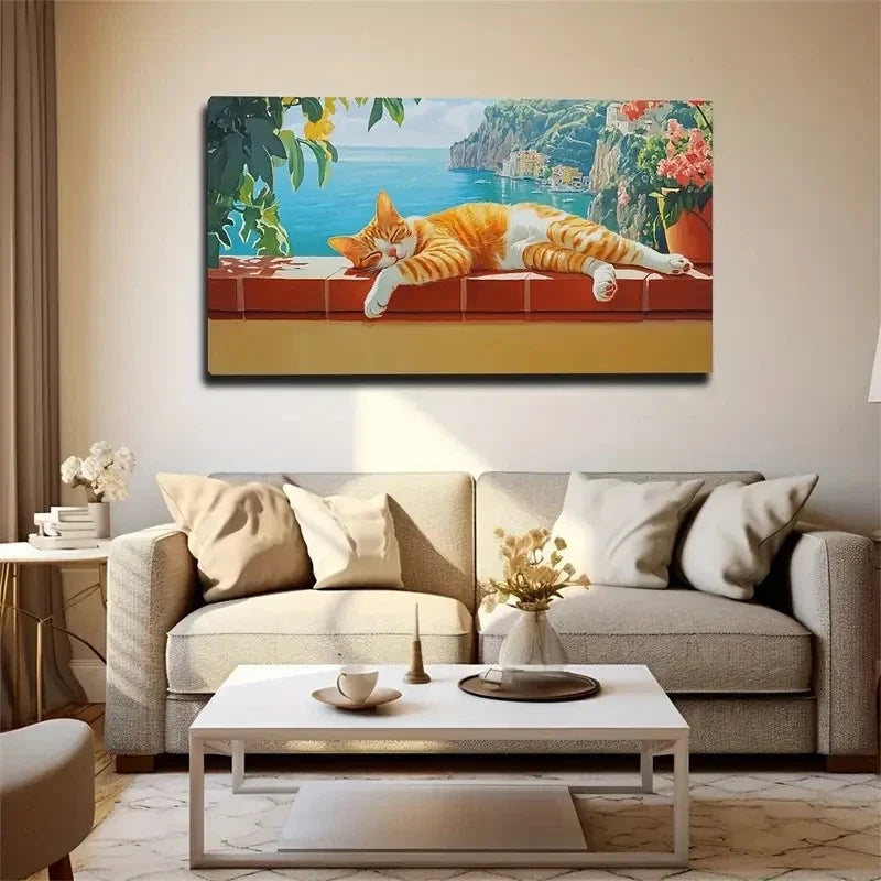 Horizontal Serene Landscape Wall Art Canvas Office Home Room Framed 120x60cm
