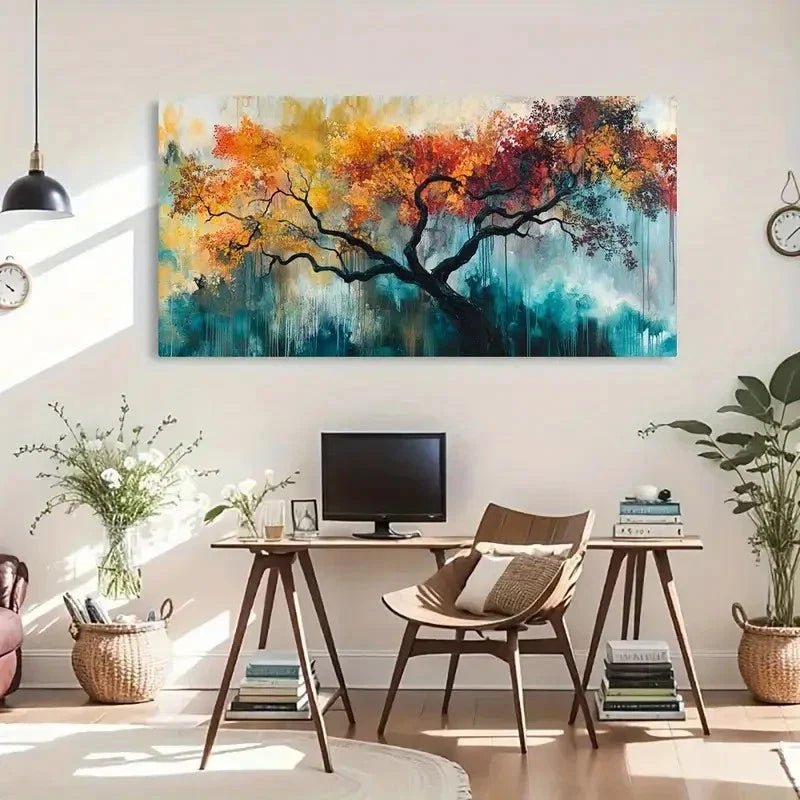 Natural Scenery Abstract Wall Art Canvas Office Home Room Framed 120x60cm