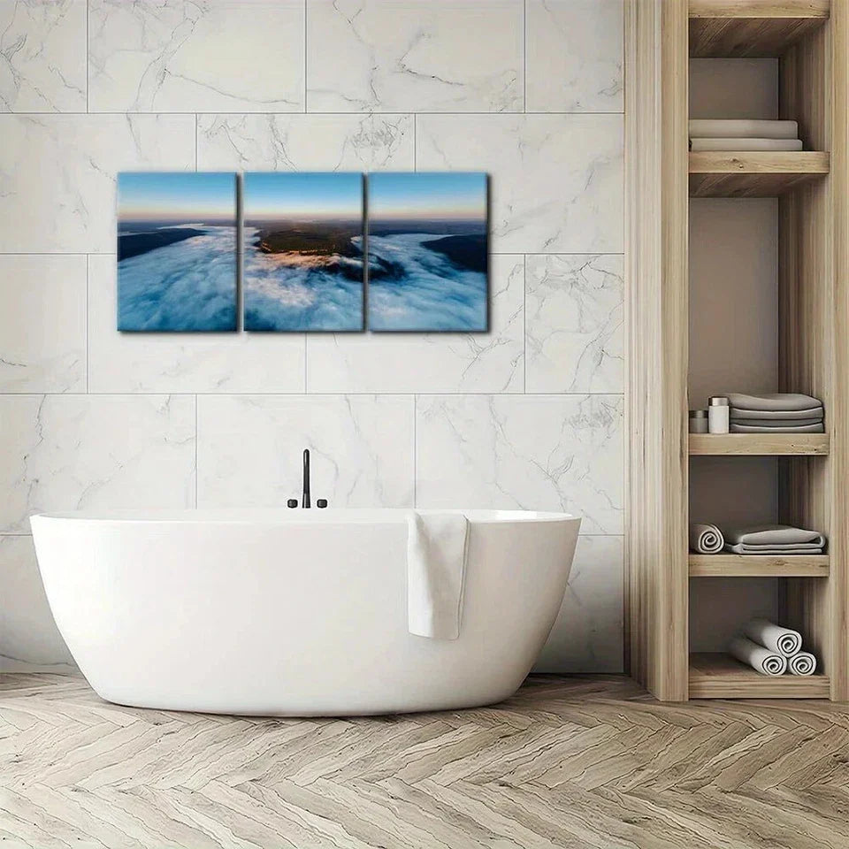 3pcs Ocean & River Seascape Nature Metal Print Ready to Hang Art
