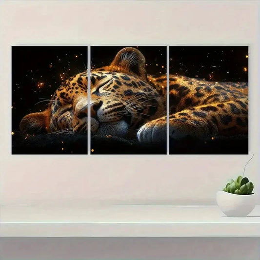 3pcs Dopamine Style Minimalist Animal Metal Print Ready to Hang Art