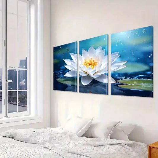 3pcs Abstract Classic Serene Beauty Aesthetic Wall Art Set Canvas Framed 40x60cm - High Quality Print 100% Australian Made Wall Canvas Ready to Hang
