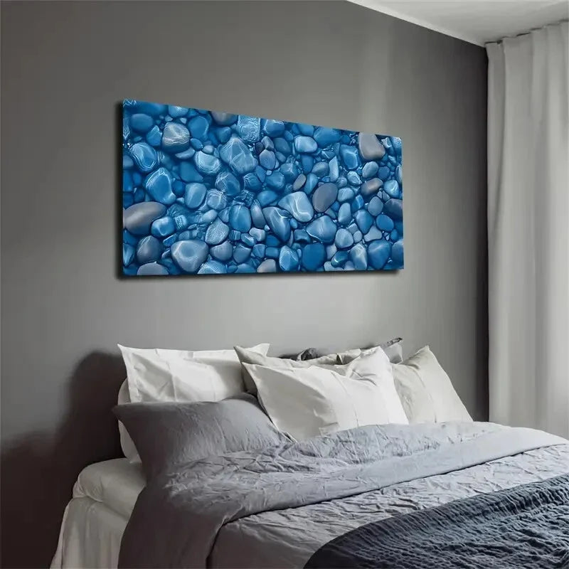 Serene Ocean Frozen Wall Art canvas office home room framed 120x60cm