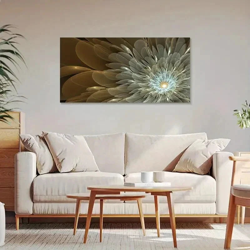 Fantasy Lotus Blooming Lotus Wall Art Canvas Office Home Room Framed 120x60cm