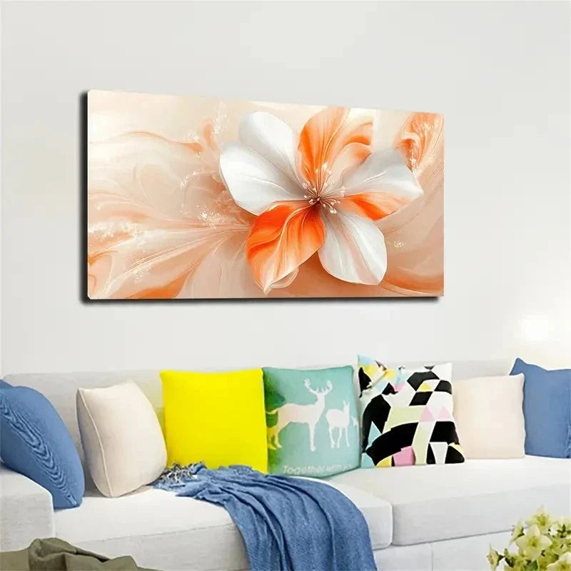 Modern Bohemian Abstract Wall Art canvas office home room framed 120x60cm