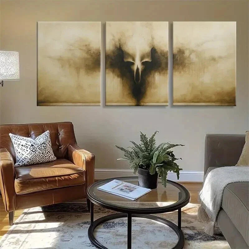3pcs Tones & Mystical Fog Effects Perfect Wall Art Set Canvas Framed 40x60cm - High Quality Print 100% Australian Made Wall Canvas Ready to Hang