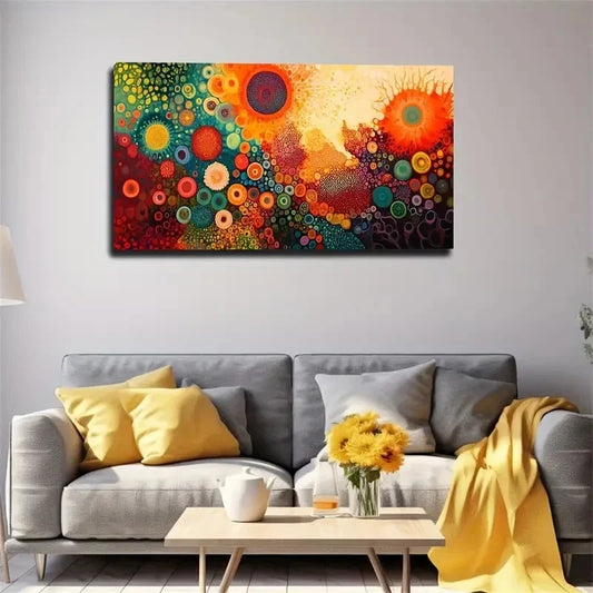 Bohemian Modern Landscape Wall Art Canvas Office Home Room Framed 120x60cm