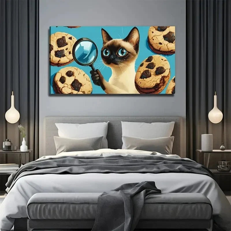 Chocolate Cookies Perfect Wall Art Canvas Office Home Room Framed 80x45cm