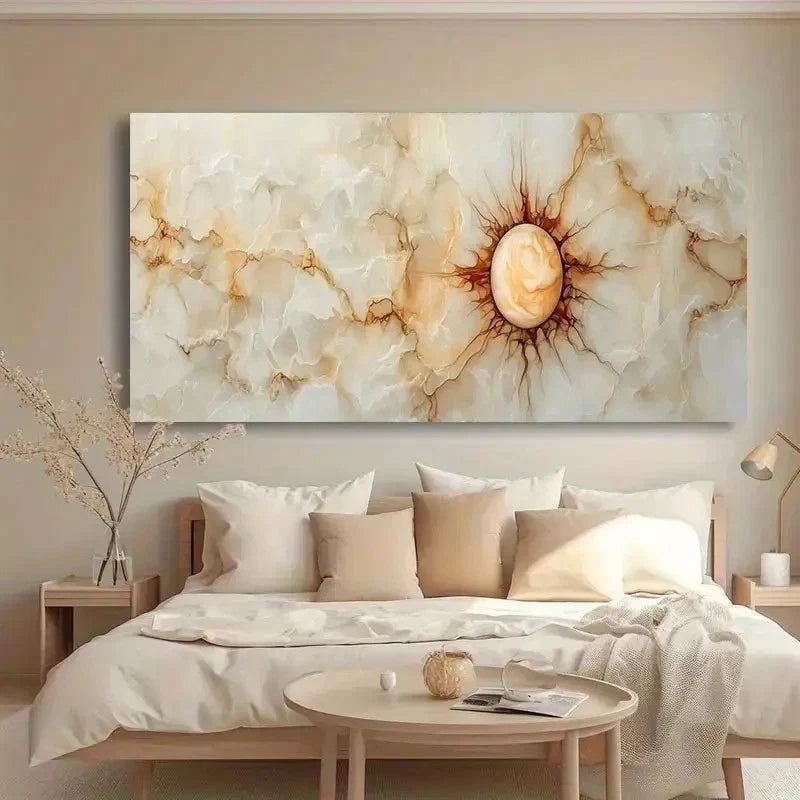 Central Spherical Pattern Wall Art Canvas Office Home Room Framed 120x60cm