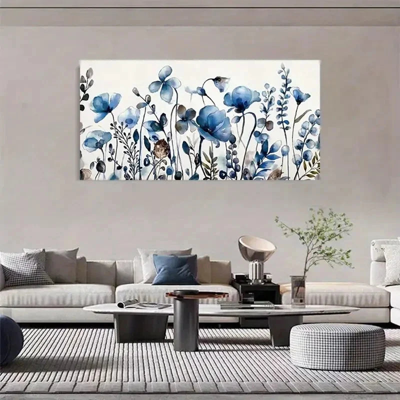 Botanical Spring Winter Wall Art Canvas Office Home Room Framed 120x60cm