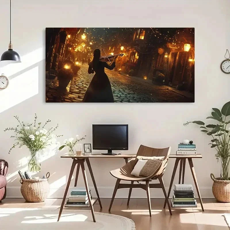 Texture Blue & Red Abstract Wall Art Canvas Office Home Room Framed 120x60cm