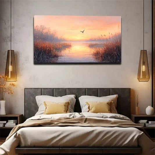 Beautiful Scenery Quiet Life Wall Art Canvas Office Home Room Framed 120x60cm