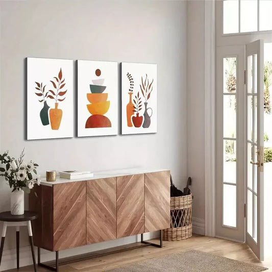 3pcs Modern Elegant Aesthetic Kitchen Wall Art Set Canvas Framed 40x60cm - High Quality Print 100% Australian Made Wall Canvas Ready to Hang