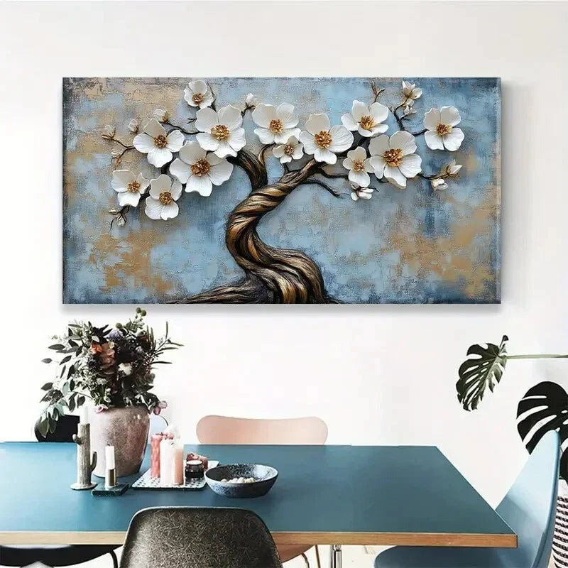 Branch Aesthetic Blossoms Wall Art Canvas Office Home Room Framed 120x60cm
