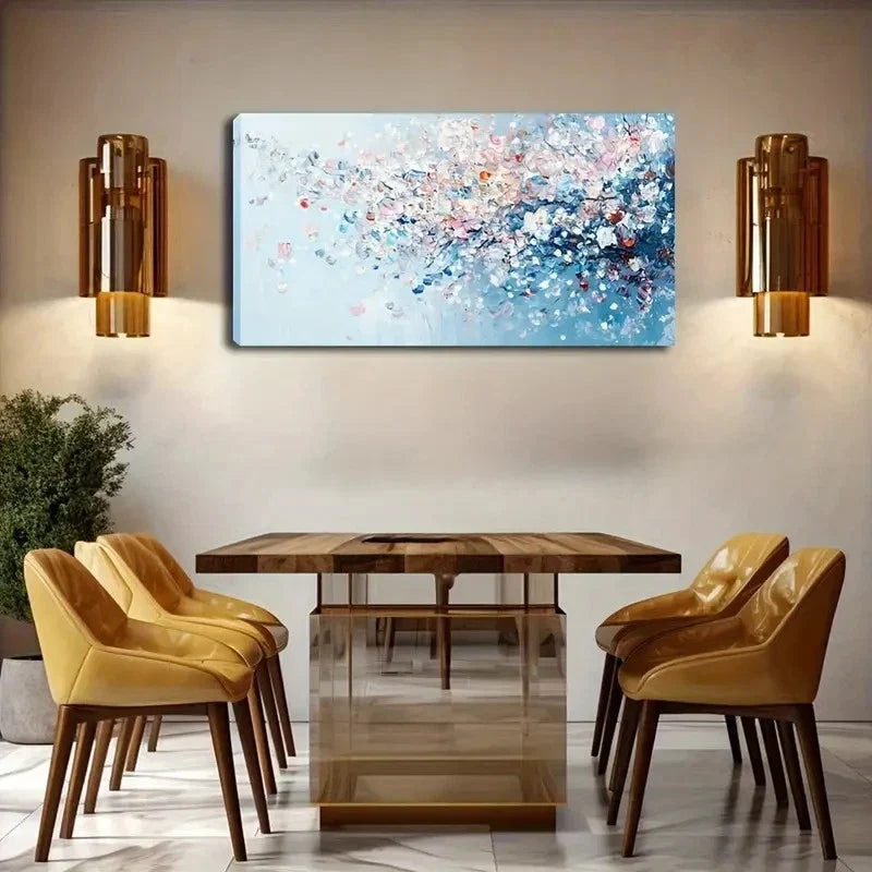 Décor With Dynamic Petal Colors Wall Art Canvas Office Home Room Framed 120x60cm