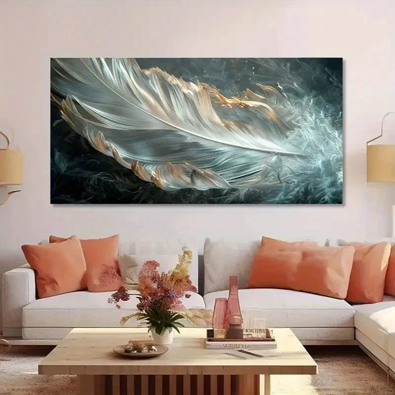 Modern Art Mural Measuring Wall Art Canvas Office Home Room Framed 120x60cm