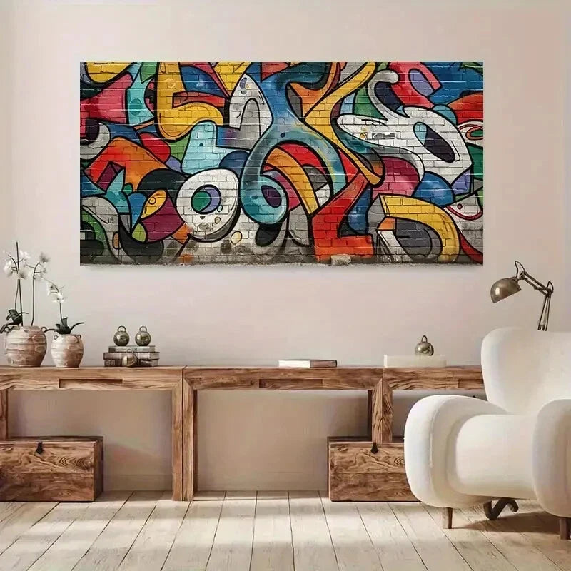 Contemporary Bold Patterns Wall Art Canvas Office Home Room Framed 120x60cm