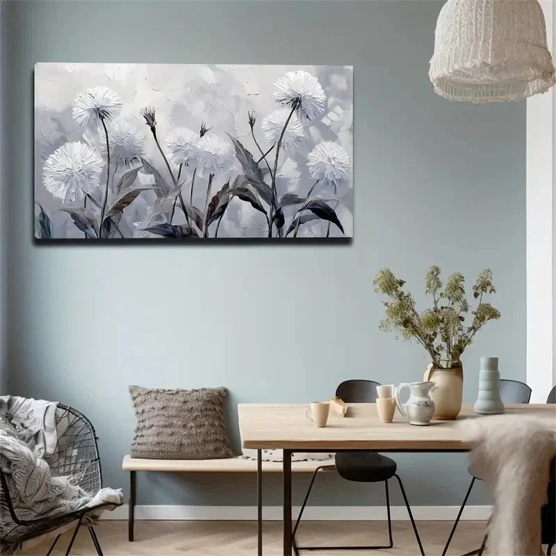 White & Grey Beige Abstract Wall Art Canvas Office Home Room Framed 120x60cm