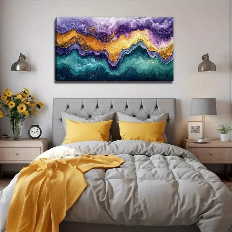 Colorful Decoration Party Wall Art Canvas Office Home Room Framed 80x45cm
