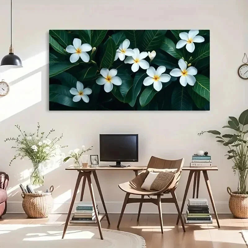 Minimalist Botanical Greenery Wall Art Canvas Office Home Room Framed 120x60cm