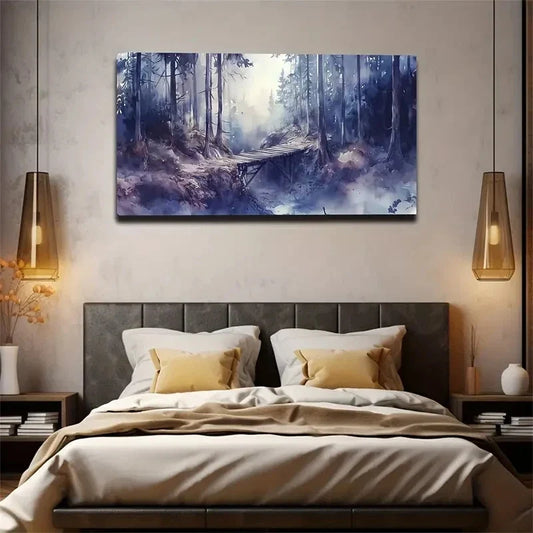 Dance Halls Spaces Paths Wall Art Canvas Office Home Room Framed 120x60cm