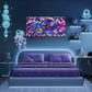 Abstract Colorful Street Graffiti Wall Art Canvas Office Home Framed 120x60cm