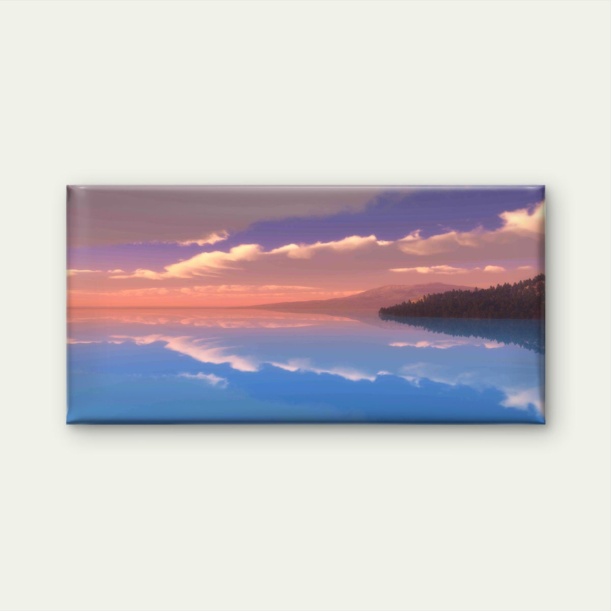 Sunrise And Sea Landscape Wall Art Canvas Office Home Room Framed 80x45cm