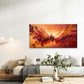 Abstract Fiery Butterfly Art Wall Art Canvas Office Home Room Framed 80x45cm