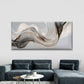 Abstract Metallic Wave Wall Art Canvas Office Home Room Framed 120x60cm