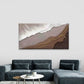 Chocolate And Golden Fusion Wall Art Canvas Office Home Room Framed 120x60cm
