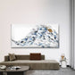 Abstract of a School of Fish Wall Art Canvas Office Home Room Framed 80x45cm